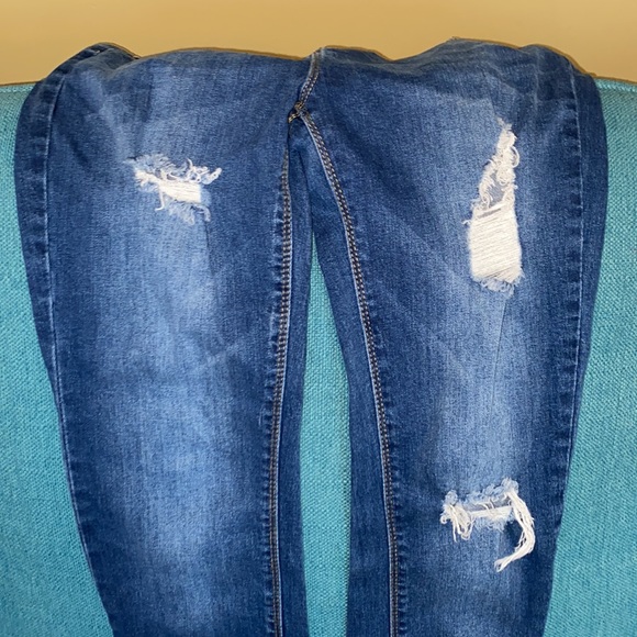 K’s More Distressed Skinny Pencil Jeans. Size 7. EUC - Picture 2 of 7